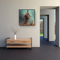 Cycling Serenity-Canvas-artwall-Artwall