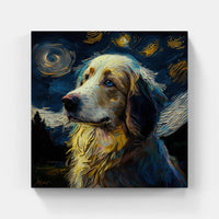 dog love hug laugh-Canvas-artwall-Artwall