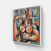 Pablo's Cubist Universe-Canvas-artwall-20x20 cm-White-Artwall