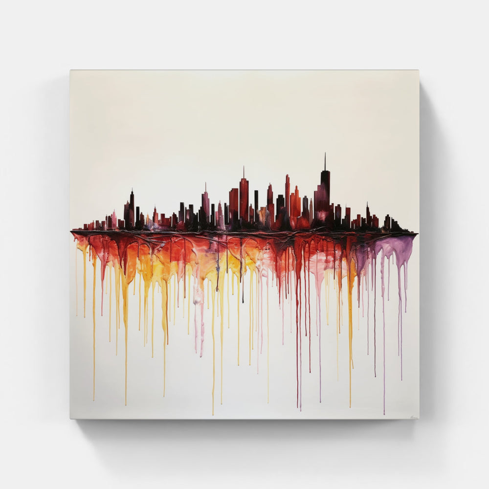 Luminous Skyline Charm-Canvas-artwall-Artwall