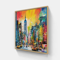 Urban Metropolis: NYC-Canvas-artwall-Artwall