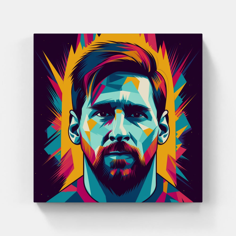 Messi Football-Canvas-artwall-Artwall