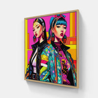 Streetwear Culture Clash-Canvas-artwall-20x20 cm-Wood-Artwall