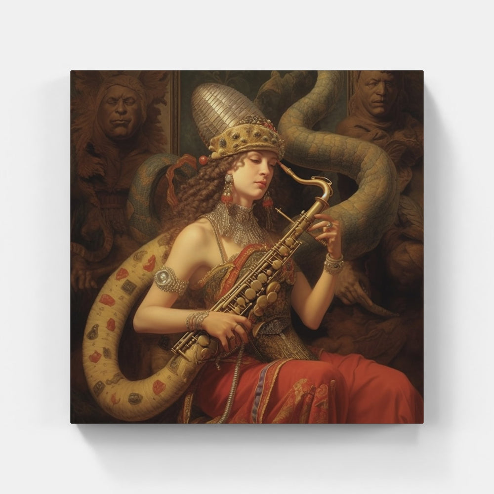 Dynamic Saxophone Grooves-Canvas-artwall-Artwall
