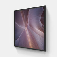 Abstract Serenity Flow-Canvas-artwall-40x40 cm-Black-Artwall