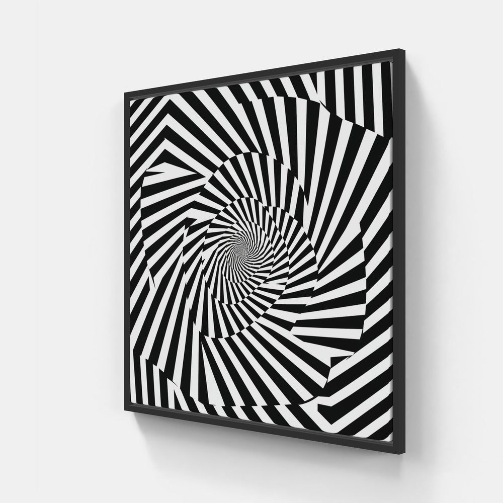 Eyes of Illusion-Canvas-artwall-20x20 cm-Black-Artwall