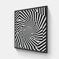 Eyes of Illusion-Canvas-artwall-20x20 cm-Black-Artwall