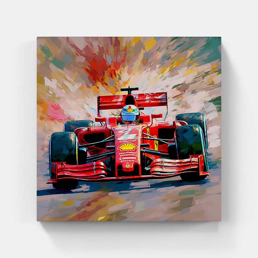 Formula 1 Thrills Unleashed-Canvas-artwall-Artwall