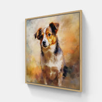 Loyal Companion-Canvas-artwall-20x20 cm-Wood-Artwall