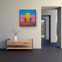 Serene Yellow Melody-Canvas-artwall-Artwall