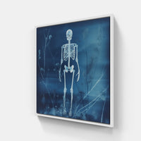 Timeless Cyanotype Serenade-Canvas-artwall-20x20 cm-White-Artwall