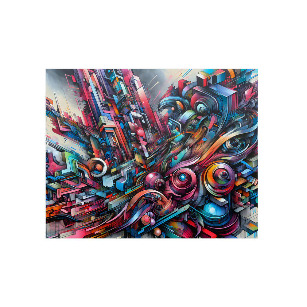 Graffiti Art Amour- Tableau aluminium