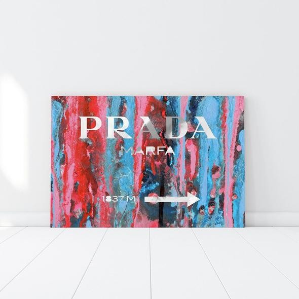 Prada Pop art Canvas - - Artwall and co