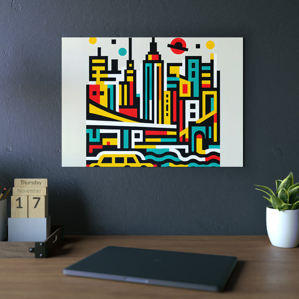 New-York rêve infini.- Tableau aluminium