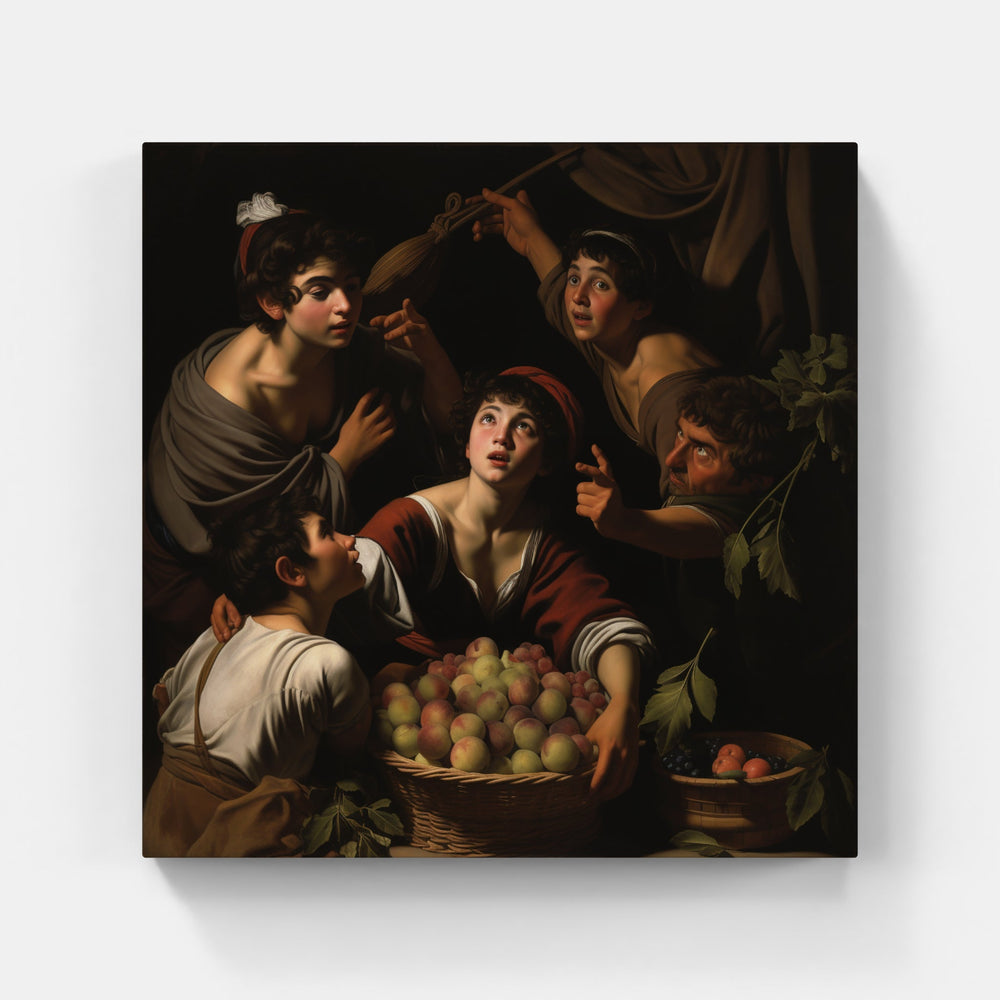 Intense Caravaggio Reverie-Canvas-artwall-Artwall