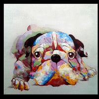 Colorful Dog Contemporary Painting