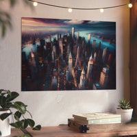 New-York, wow!- Tableau aluminium