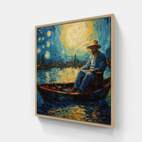 Bold Van Gogh Blooms-Canvas-artwall-20x20 cm-Wood-Artwall