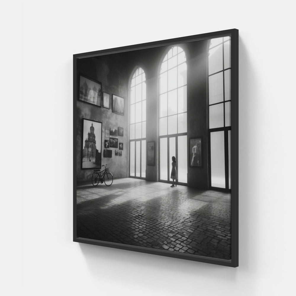Timeless B&W Aesthetics-Canvas-artwall-40x40 cm-Black-Artwall