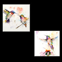 Flying Birds Color Tableau Moderne
