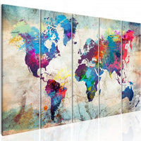 Design World Map Wall Art