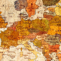 Tableau carte du monde antique