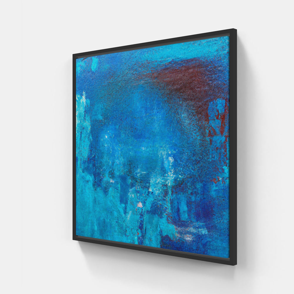 Blue Summer Skies-Canvas-artwall-20x20 cm-Black-Artwall