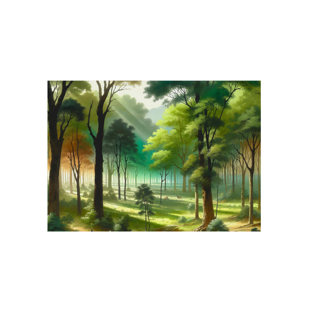 Forêt enchantée rêve.- Tableau aluminium