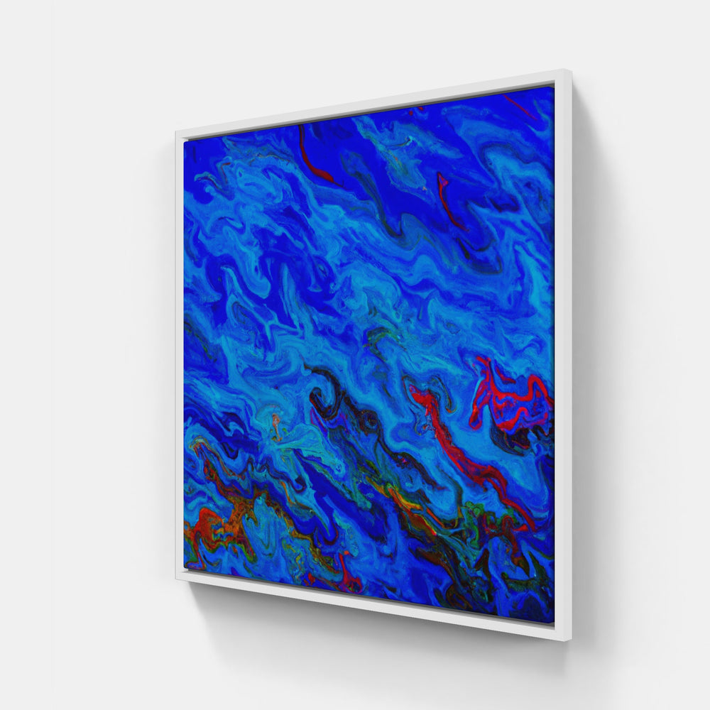 Blue skies dreaming lord-Canvas-artwall-20x20 cm-White-Artwall