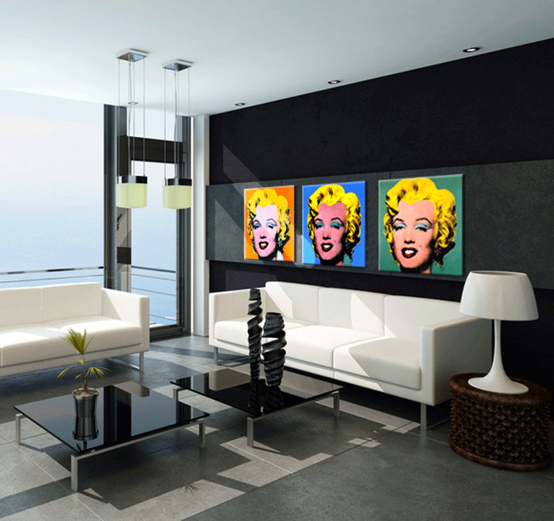 Marilyn Monroe Triptyque Pop Art