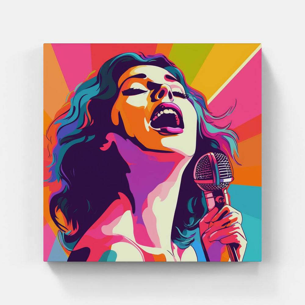 Harmonious Singer Dreams-Canvas-artwall-Artwall