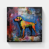 Dog bark woof-Canvas-artwall-Artwall