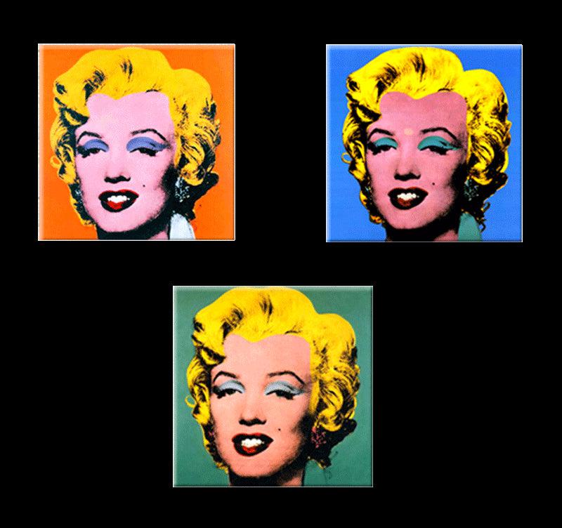 Marilyn Monroe Pop Art Triptych