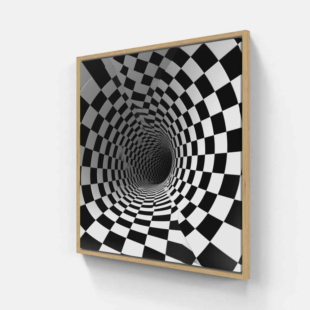 Visual Deception Mastery-Canvas-artwall-20x20 cm-Wood-Artwall