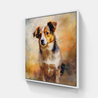 Loyal Companion-Canvas-artwall-20x20 cm-White-Artwall