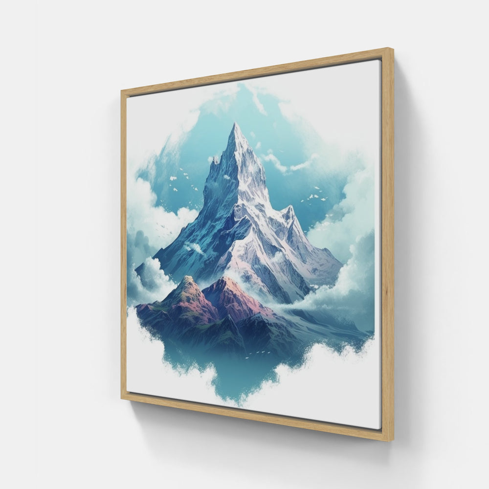 Tranquil Mountain Retreat-Canvas-artwall-Artwall