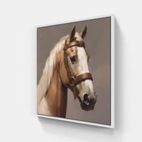 Wild Horse Freedom-Canvas-artwall-20x20 cm-White-Artwall