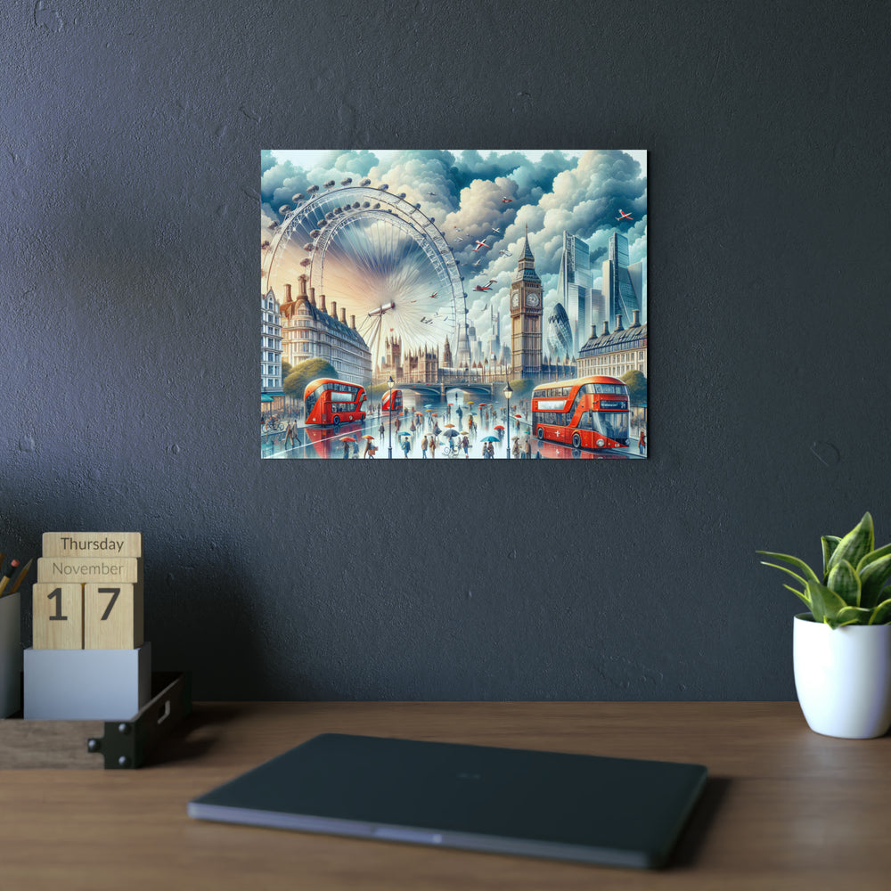 London dreams bright.- Tableau aluminium