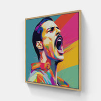 Freddie Mercury Popstar-Canvas-artwall-Artwall