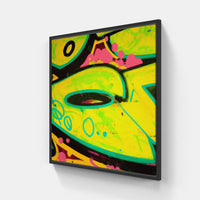 Graffiti Art Street Culture-Canvas-artwall-20x20 cm-Black-Artwall