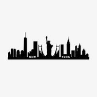 New York deco skyline