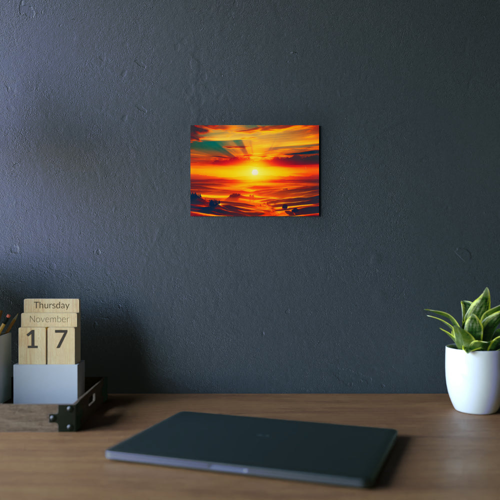 Brille mon soleil !- Tableau aluminium