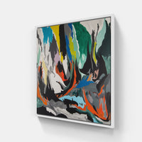 #43210 Vibrant Impressions-Canvas-artwall-20x20 cm-White-Artwall