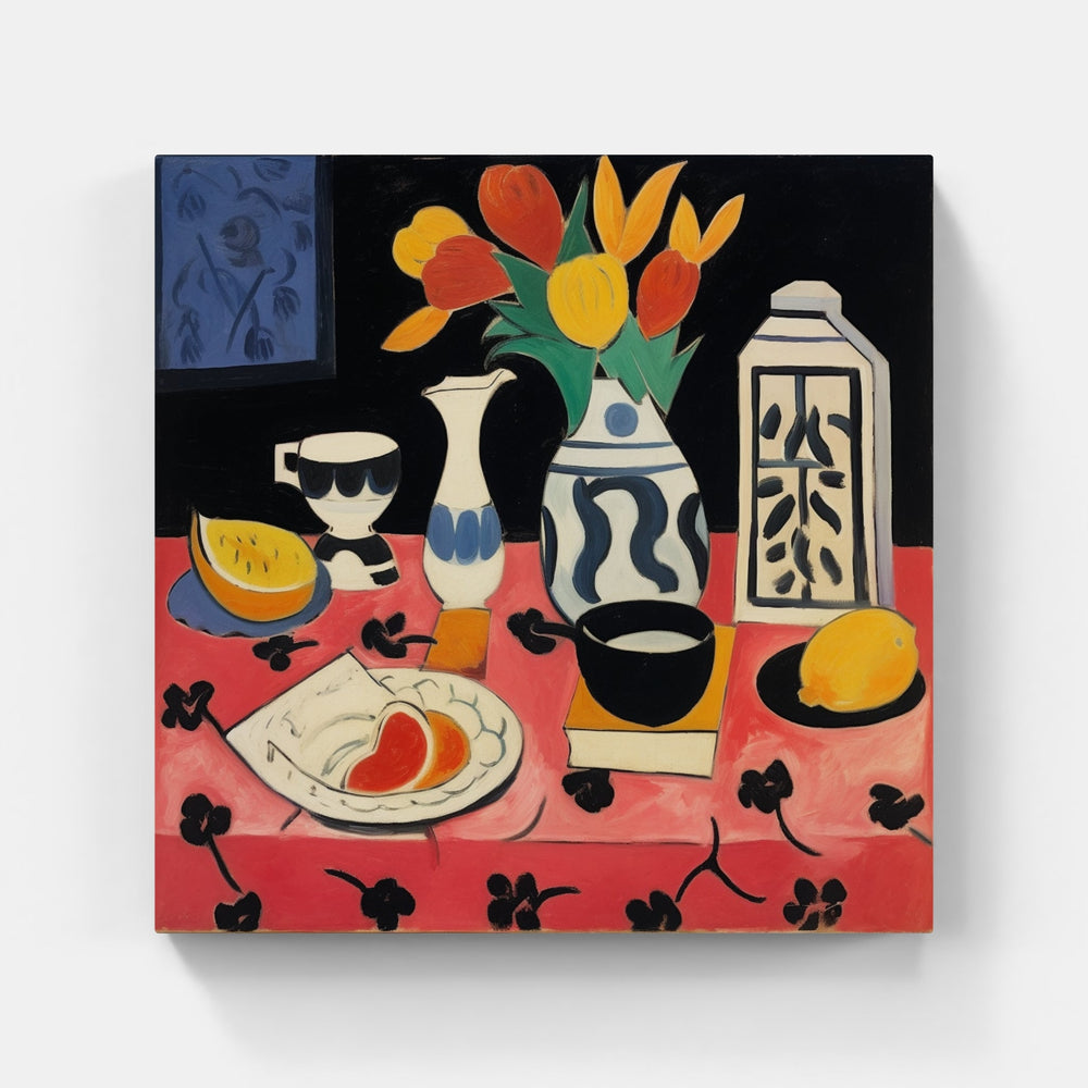 Matisse's Playful Expressions-Canvas-artwall-Artwall
