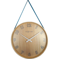 Deco wood wall clock