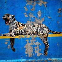 Bansky Leopard Decorative Canvas