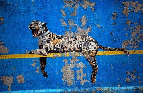 Tableau Décoratif Léopard Banksy
