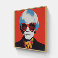 Warhol's Bold Brushstrokes-Canvas-artwall-20x20 cm-Wood-Artwall