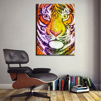 Bubble Tiger Trendy Art Print