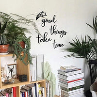 Good things metal wall art